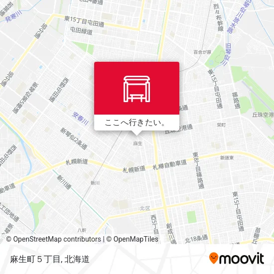 麻生町５丁目地図