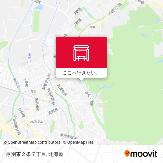 厚別東２条７丁目地図