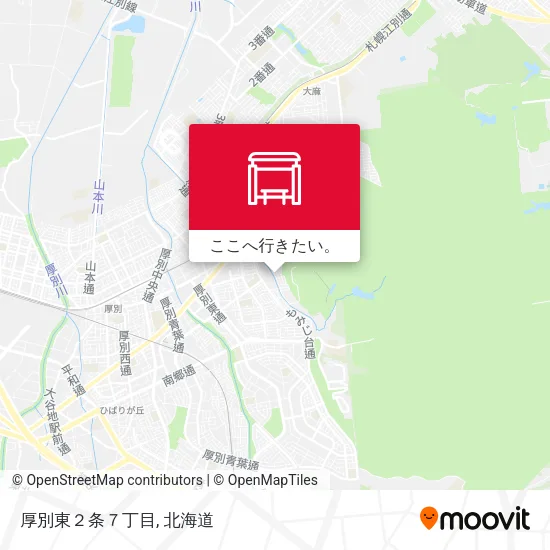 厚別東２条７丁目地図