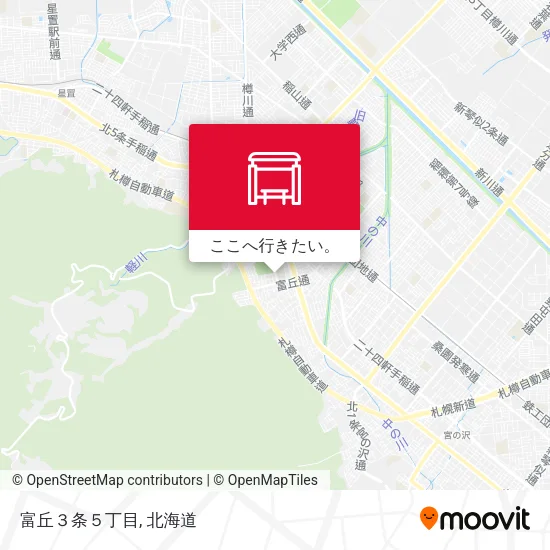 富丘３条５丁目地図