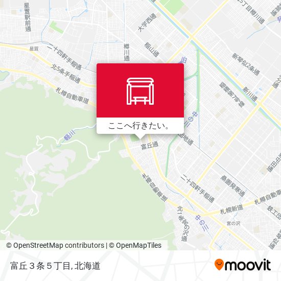 富丘３条５丁目地図