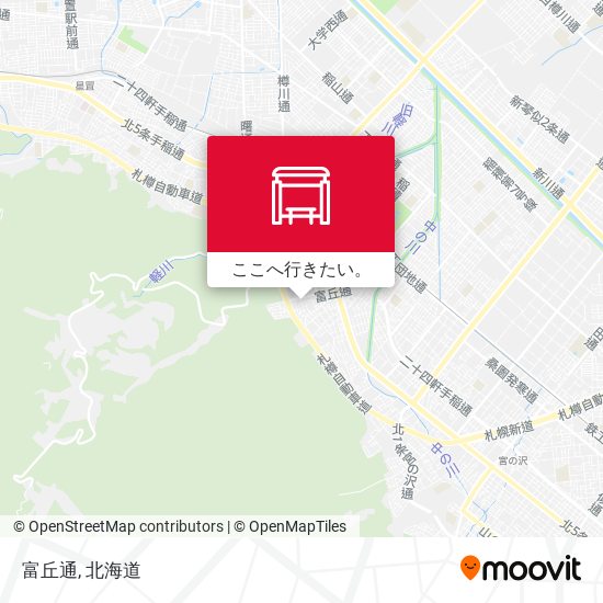 富丘通地図