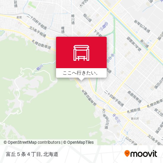 富丘５条４丁目地図