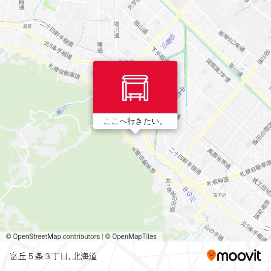 富丘５条３丁目地図