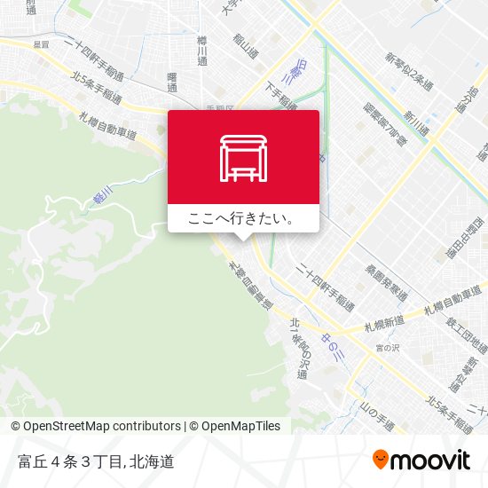 富丘４条３丁目地図
