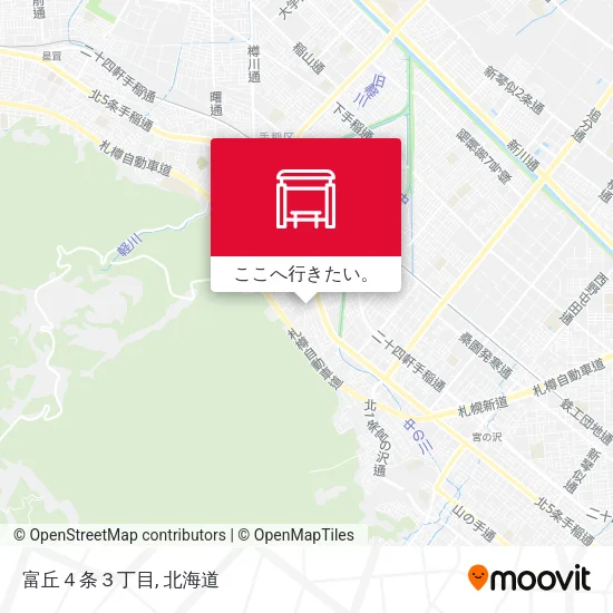 富丘４条３丁目地図