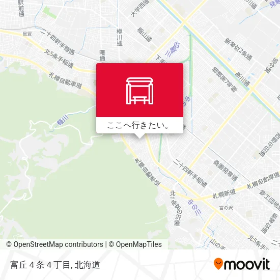 富丘４条４丁目地図