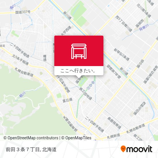 前田３条７丁目地図