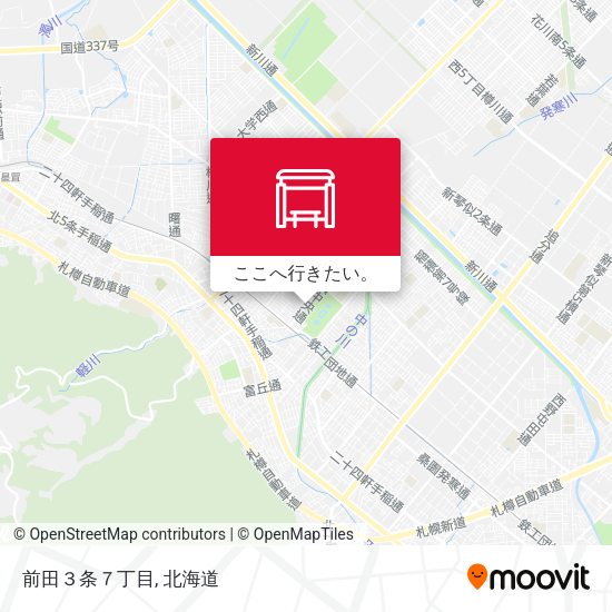 前田３条７丁目地図