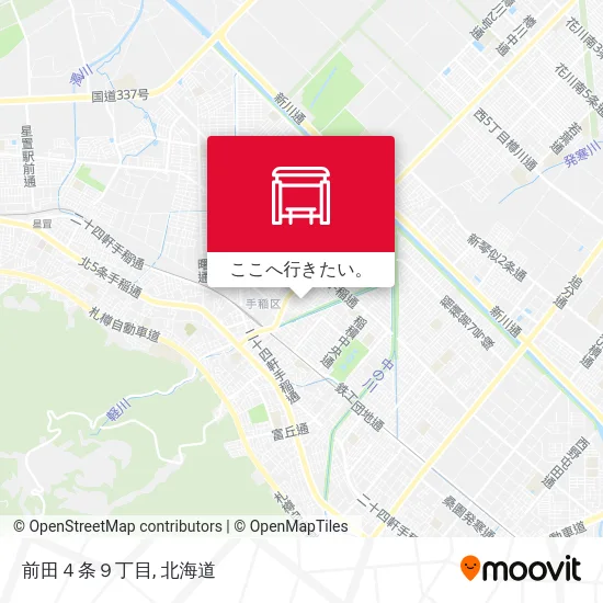 前田４条９丁目地図