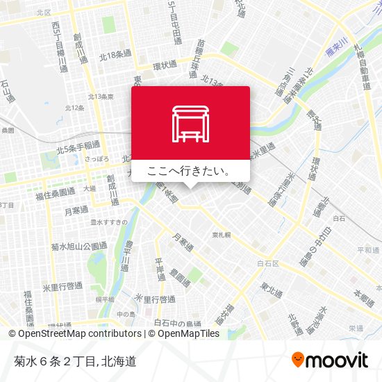 菊水６条２丁目地図