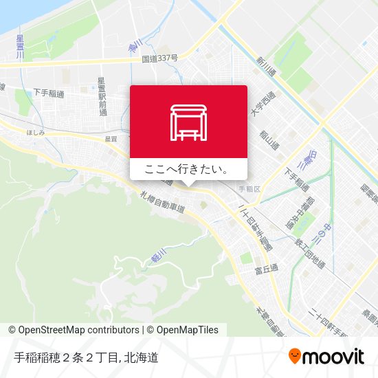手稲稲穂２条２丁目地図