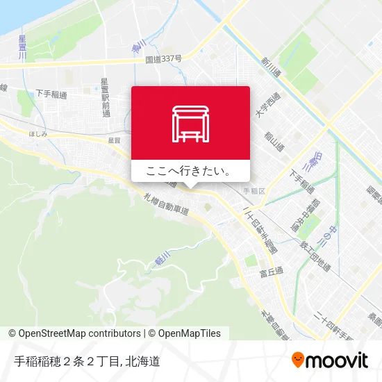 手稲稲穂２条２丁目地図