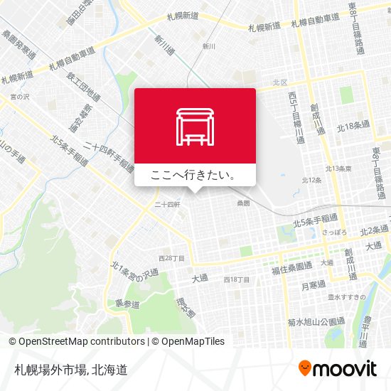 札幌場外市場地図