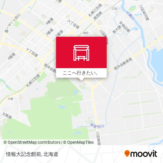 情報大記念館前地図