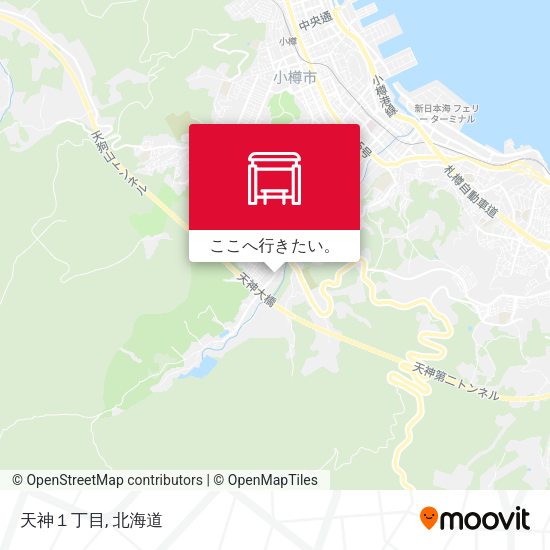 天神１丁目地図