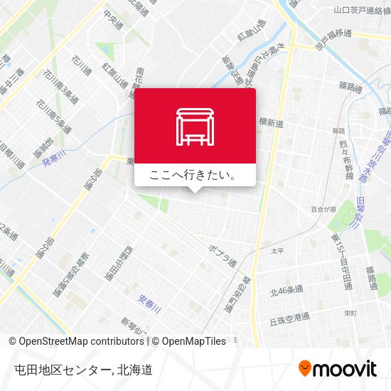 屯田地区センター地図