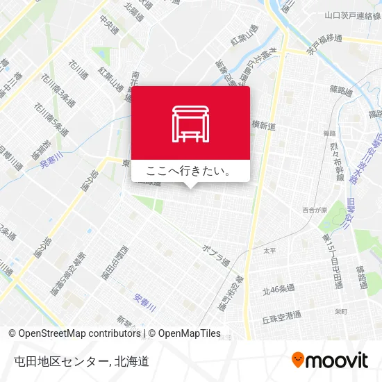 屯田地区センター地図