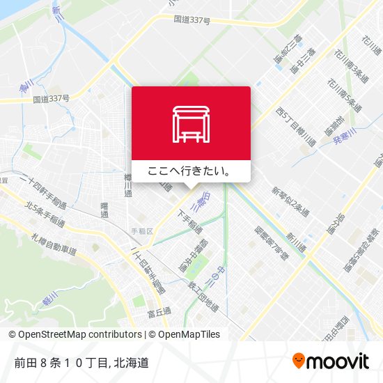 前田８条１０丁目地図
