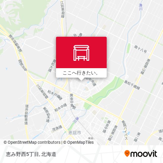 恵み野西5丁目地図