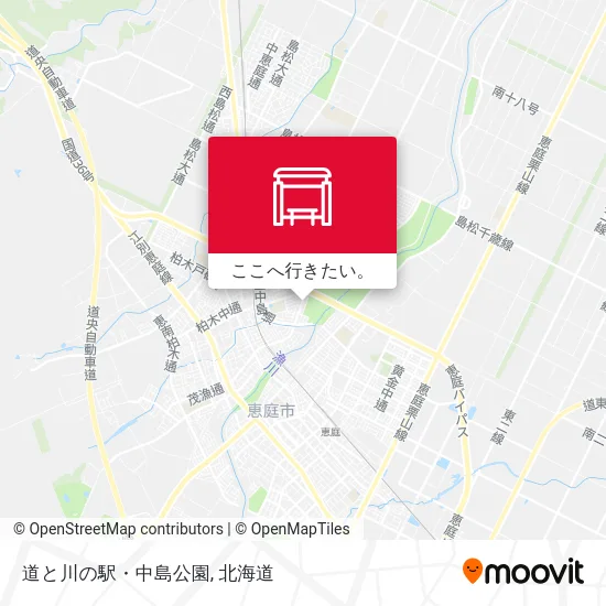 道と川の駅・中島公園地図