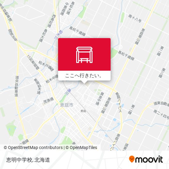 恵明中学校地図