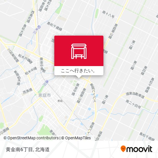 黄金南6丁目地図