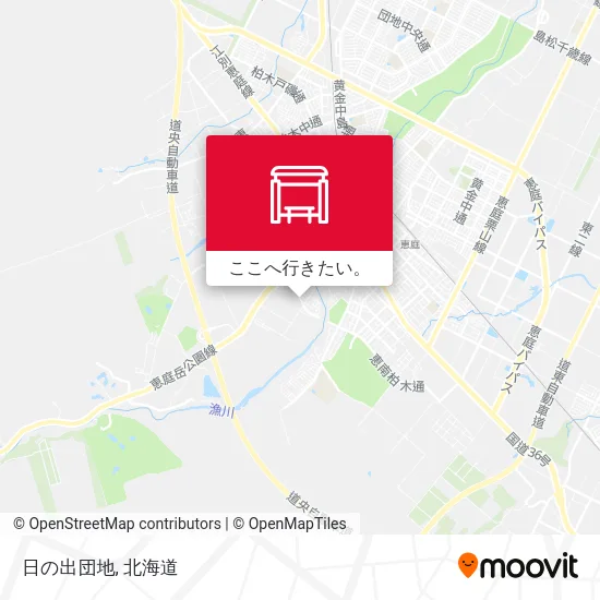 日の出団地地図