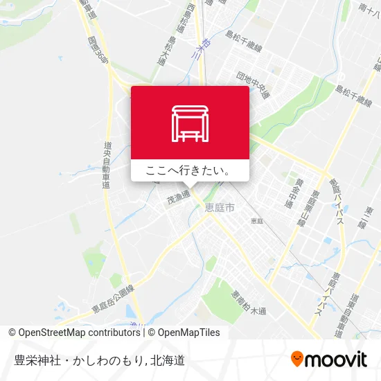 豊栄神社・かしわのもり地図