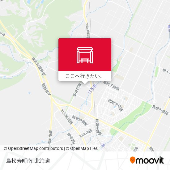 島松寿町南地図