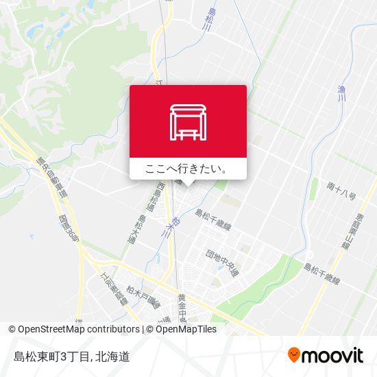 島松東町3丁目地図