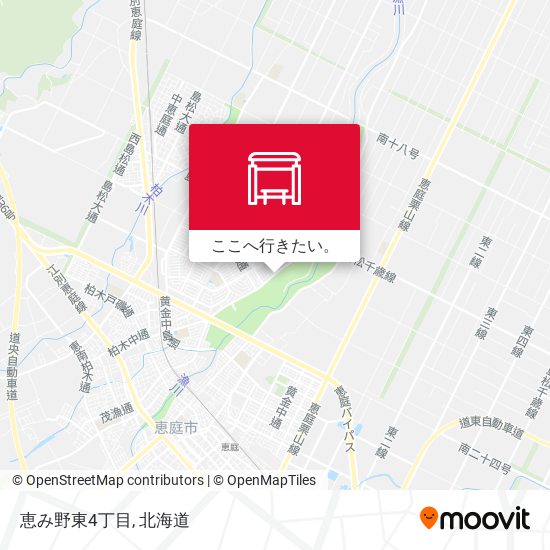 恵み野東4丁目地図