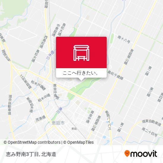 恵み野南3丁目地図