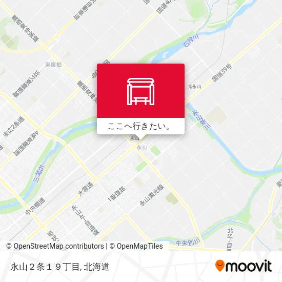 永山２条１９丁目地図