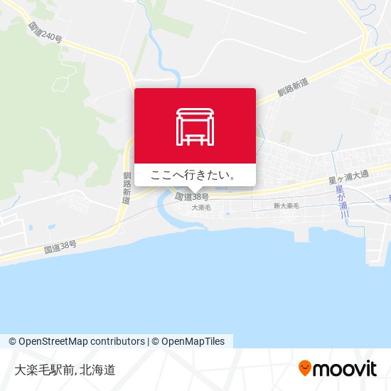 大楽毛駅前地図