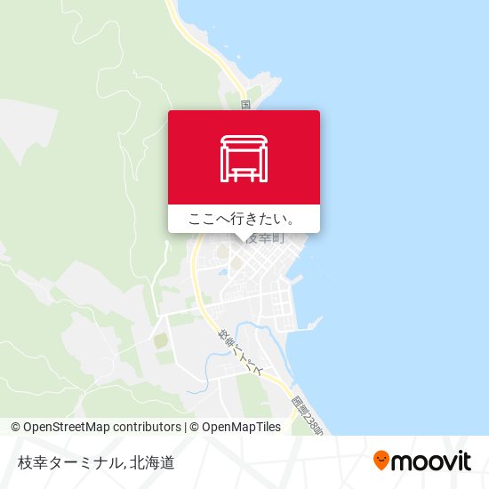 枝幸ターミナル地図