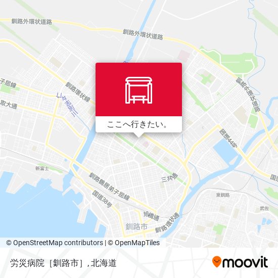 労災病院［釧路市］地図