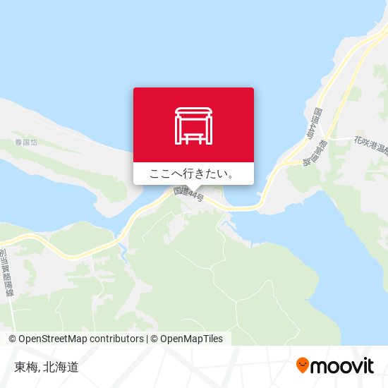 東梅地図