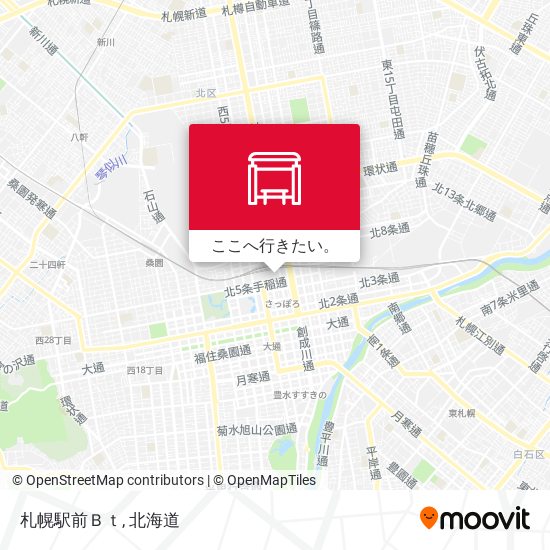 札幌駅前Ｂｔ地図