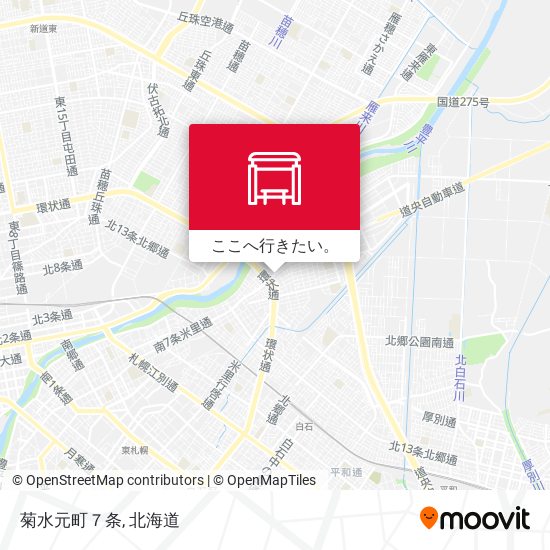 菊水元町７条地図