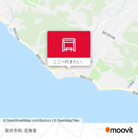 荻伏市街地図