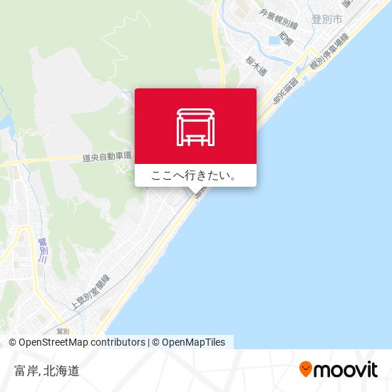 富岸地図