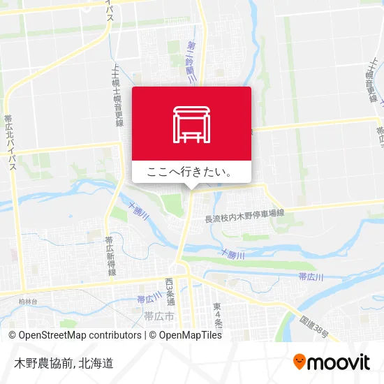 木野農協前地図