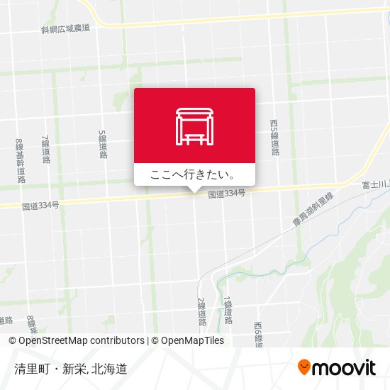 清里町・新栄地図