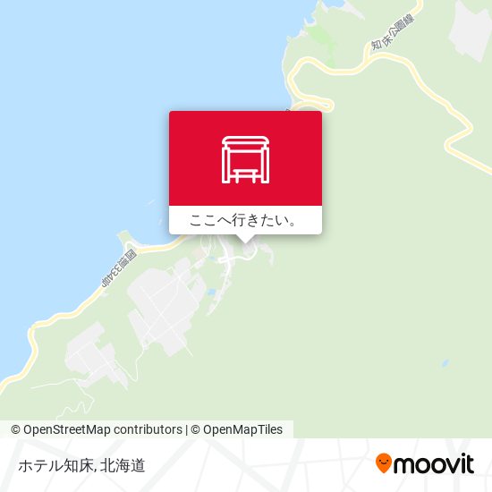 ホテル知床地図