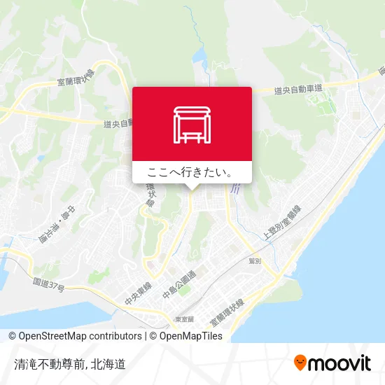 清滝不動尊前地図