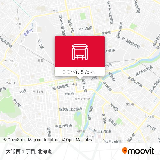大通西１丁目地図