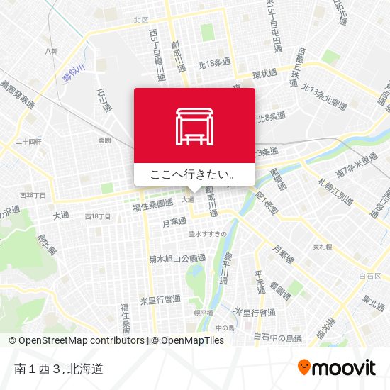 南１西３地図