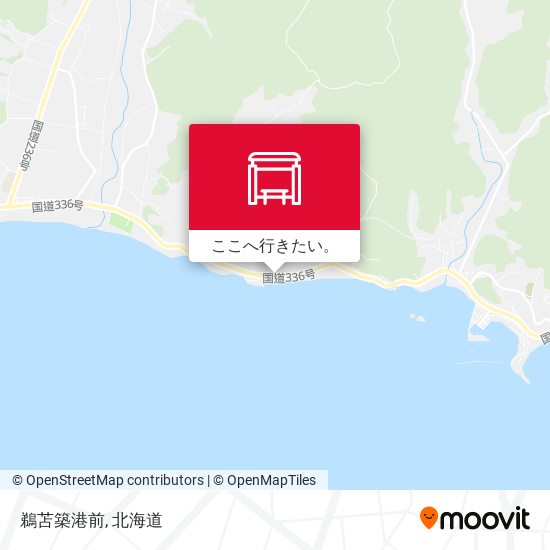 鵜苫築港前地図
