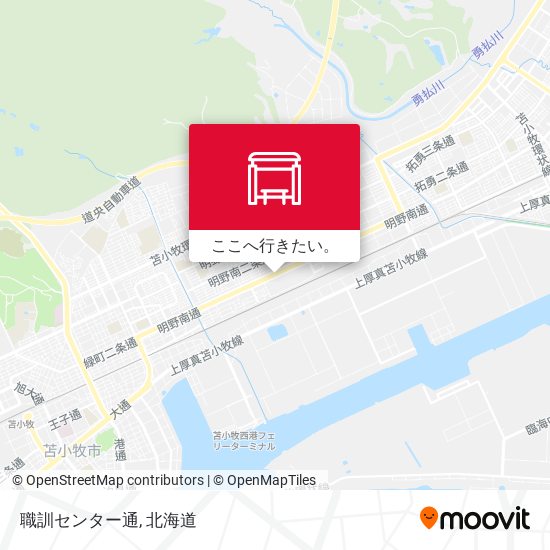 職訓センター通地図